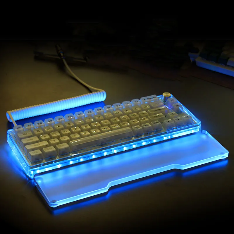 AcrylicFrostedTransparentWristRestHandRestNJ80keyboardWrist