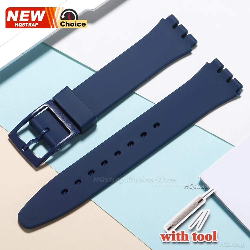 Vibrant Silicone Sport Strap - Waterproof Rubber Wristband with Tool