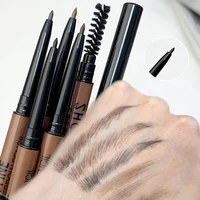 1.5mm Ultra Fine Double-Ended Eyebrow Pencil Waterproof Sweat-proof Long Lasting Eyebrow Pen Professional Eye Makeup for Women 1