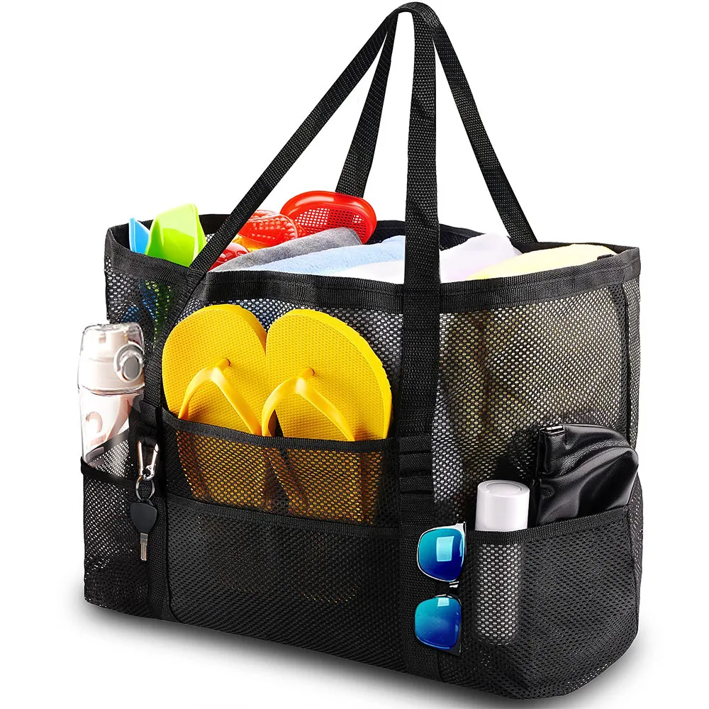 Large Mesh Beach Tote Bag 2