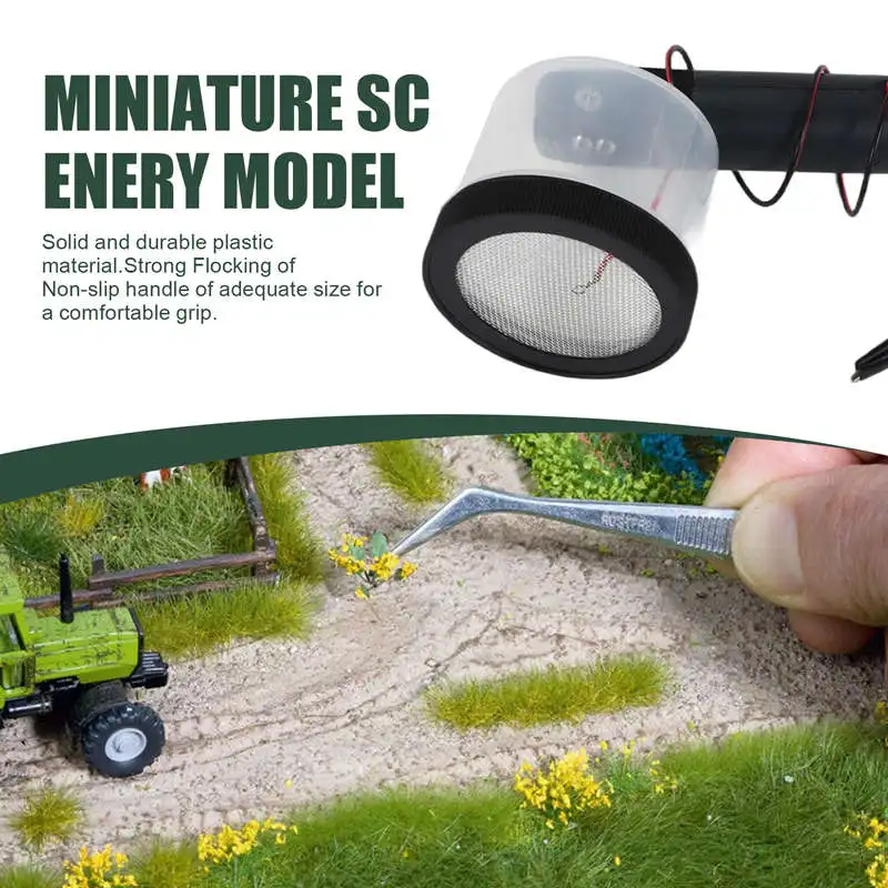 DIDI Miniature Scene Model Materia Flocking Static Grass Applicator Modeling Hobby Craft With Grass Planting Template Tool