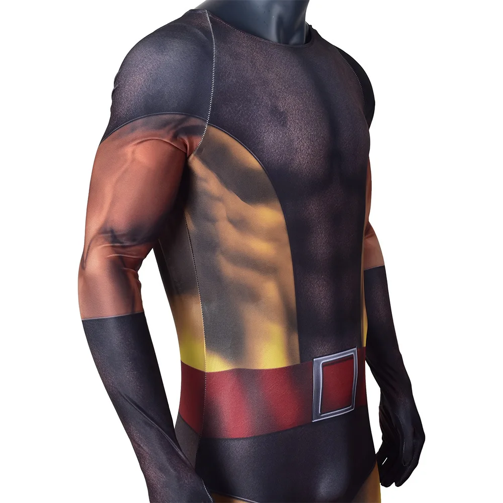 Marvel-Inspired Wolverine Spandex Bodysuit Cosplay Costume for Adults and Kids