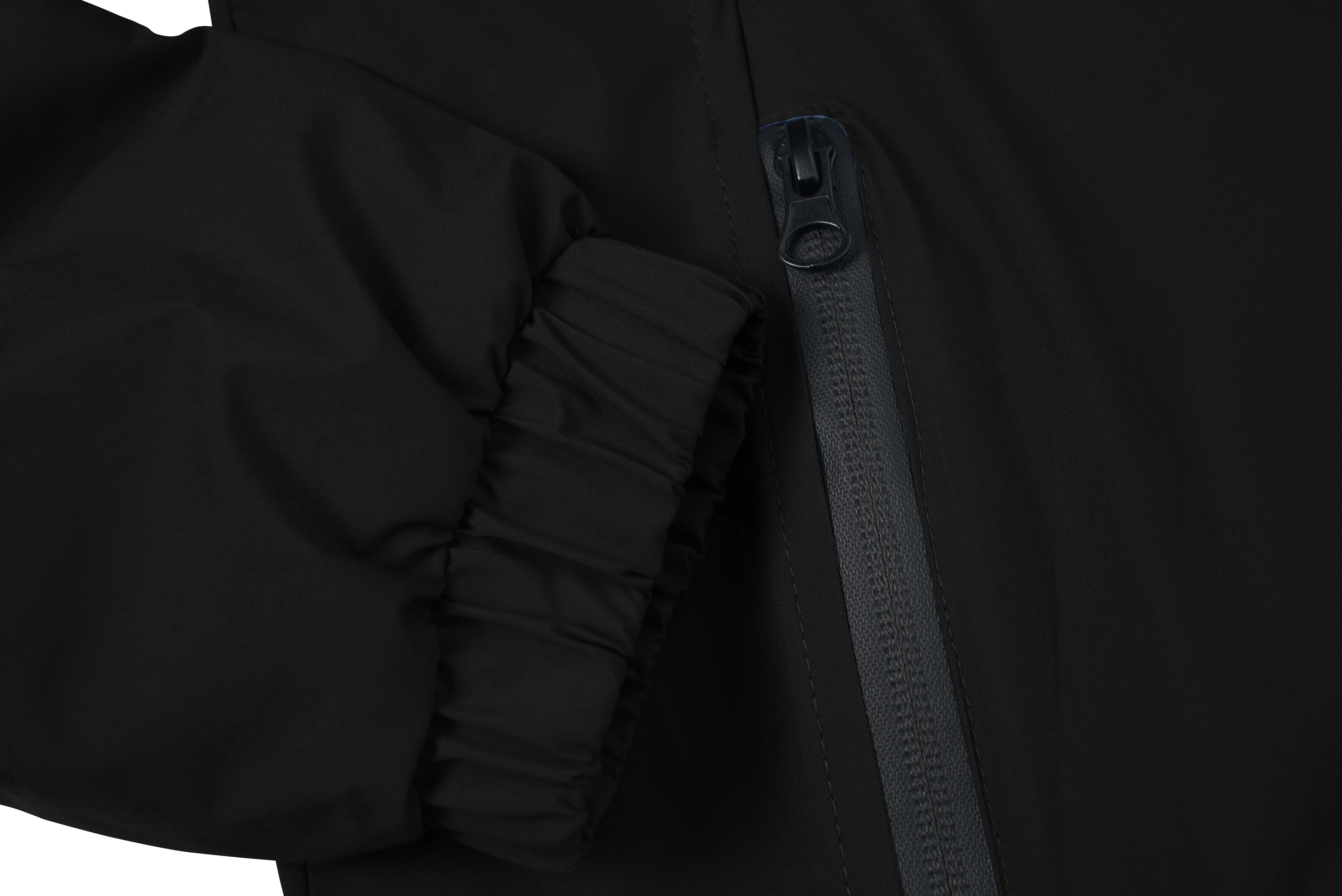 Casual windbreaker lightweight solid color windproof zipper hooded jacket autumn and winter outdoor sport