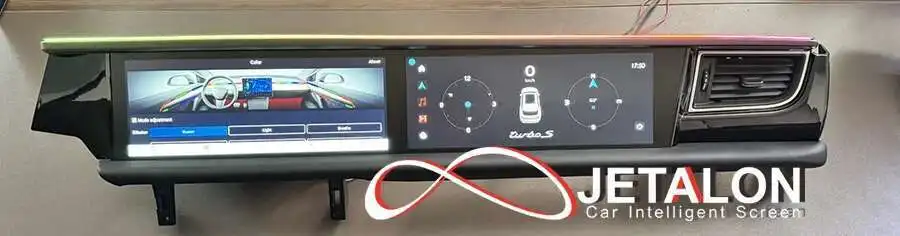 12.3+12.3inch Dual Android Screen For Porsche Macan 2011-2017 2din Car GPS Multi
