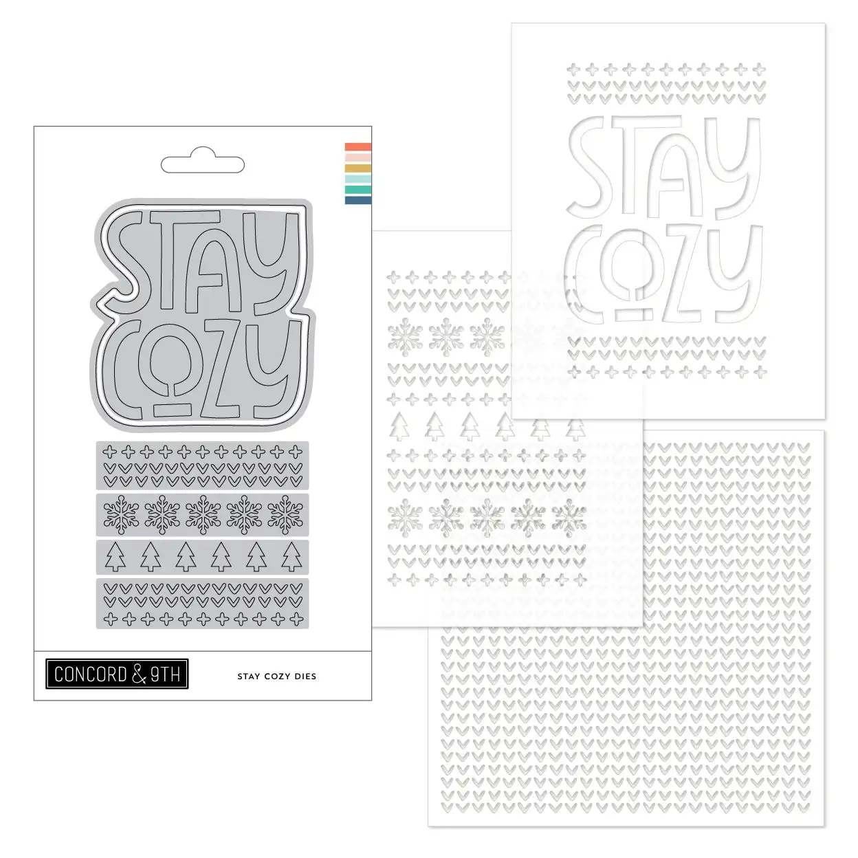 

Winter Stay Cozy Letter Metal Cutting Dies Layering Stencils For Decorating Scrapbook Diy Paper Card Album Mould Embossing Craft