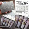 1pc Chinese Garden  Lotus Flowers Redwood Trees Nail Stamping Plate Stamping Nails Design Images Manicure Nail Art Set 5