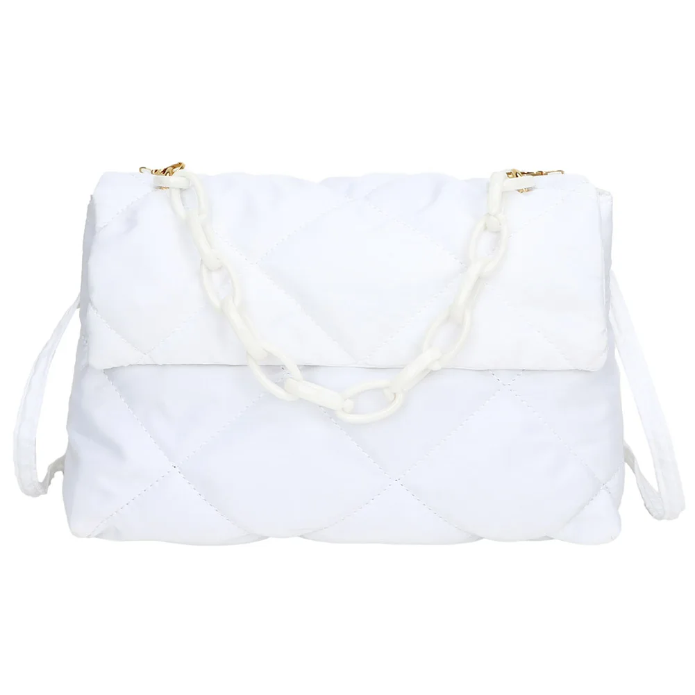 

Chain Ladies Shoulder Bags Casual Flap Women Underarm Bags Fashion Quilted All-match Winter Large Capacity for Girls Shopping