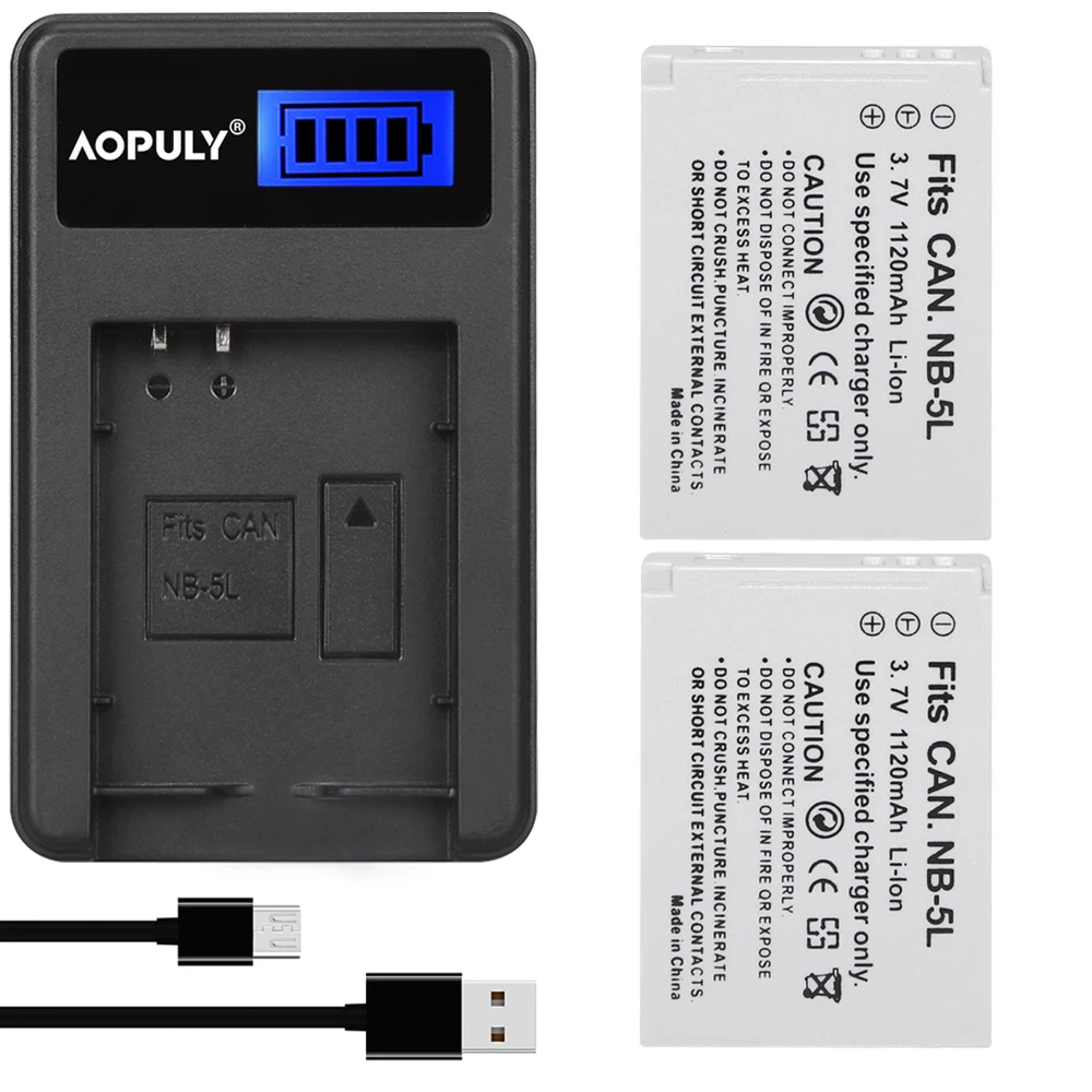 Kastar NB-5L Battery And Charger Kit For Canon PowerShot SX210 IS, SX220 IS, S110 Cameras