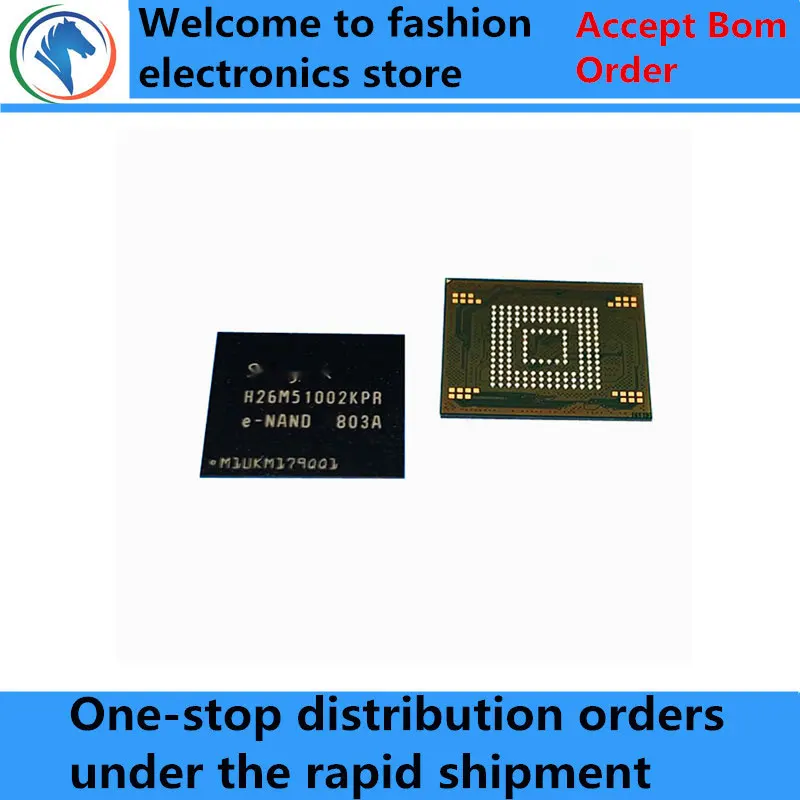 

2-10Pcs 100% New H26M51002KPR 26M51002 FBGA-96 BGA96 Brand new original chips ic