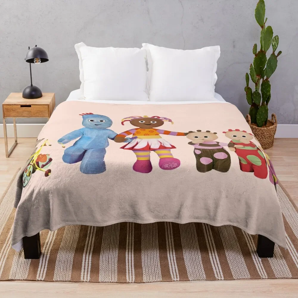 In the night garden Igglepiggle Throw Blanket Nap Sleeping Bag Soft Plush Plaid Fluffy Softs Baby Blankets nordic knitted throw thread blanket on the bed sofa plaid travel tv nap blankets soft towel bed plaid tapestry valentine s day