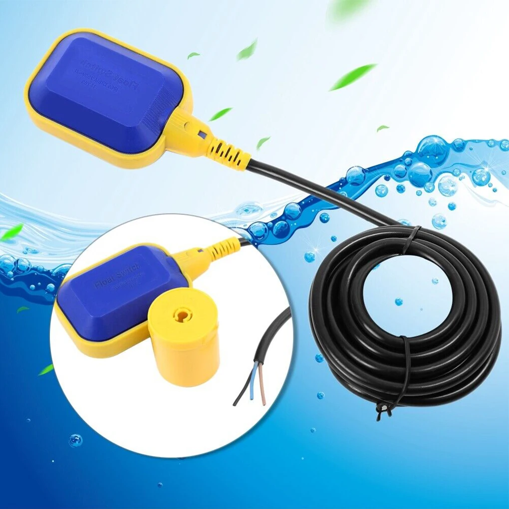 UK221 Plastic Cable Type Water Level Float Liquid Level Switch Water Tower Tank Automatic Plastic Float Switch