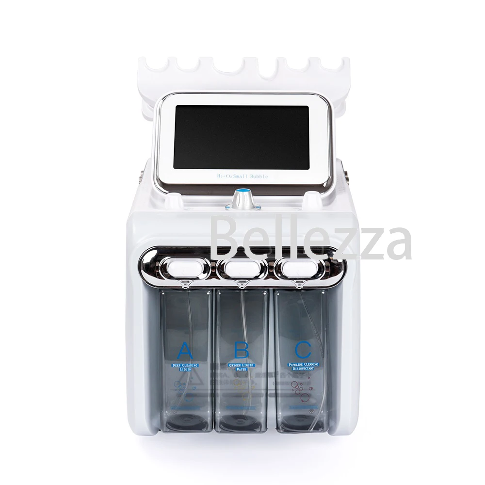 

Factory Price 6 In 1 H2O2 Small Bubble Water Oxygen Jet Aqua Peel Skin Rejuvenation Diamond Dermabrasion Facial Cleaning Machine