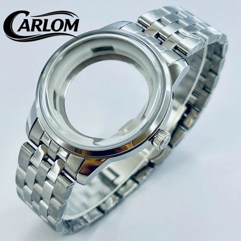 Silver Watch Case with Cocktail Arch Glass