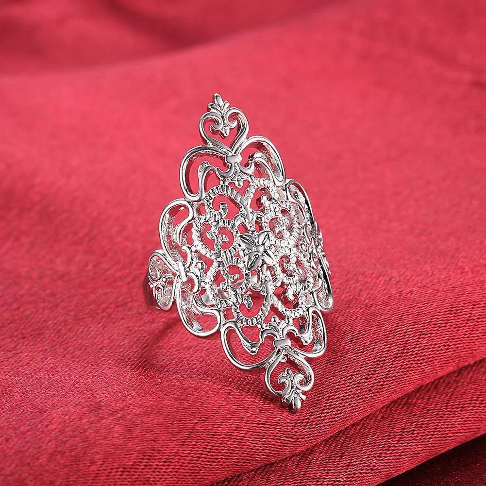 925 Sterling Silver Rings For Women Fashion Party Holiday gifts Charms wedding brands Jewelry