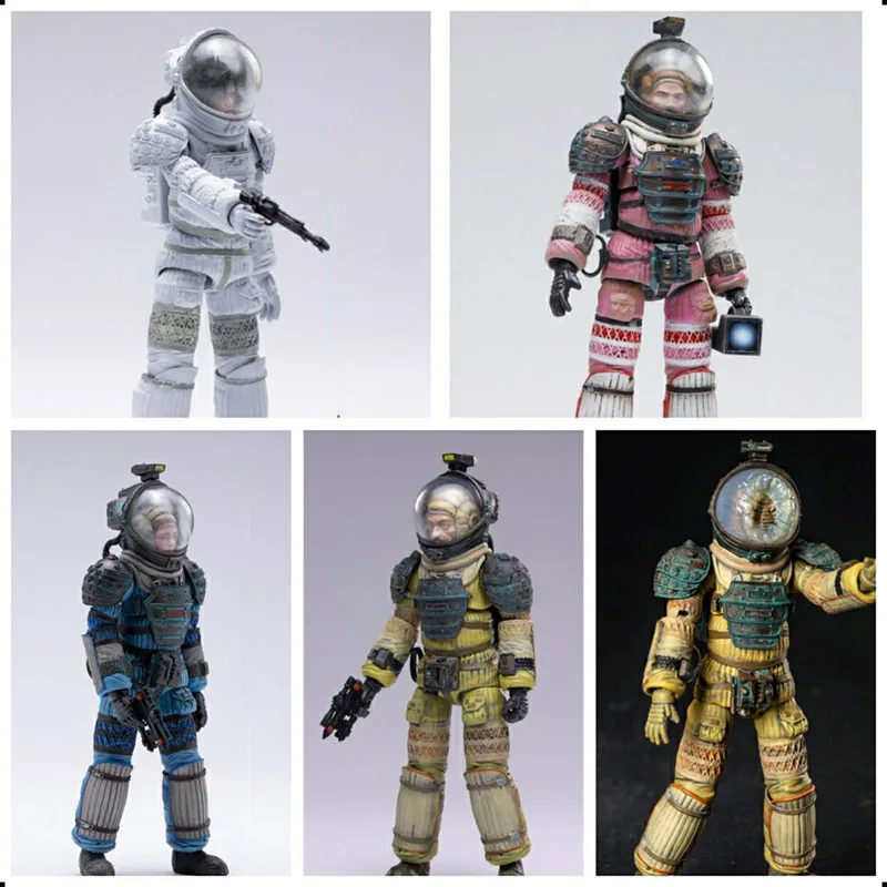

1/18 Scale Iron Blood Astronaut Soldier 3.75-inch Doll Hand Model Adult Collection Display Toy Gift Souvenir Static Decoration