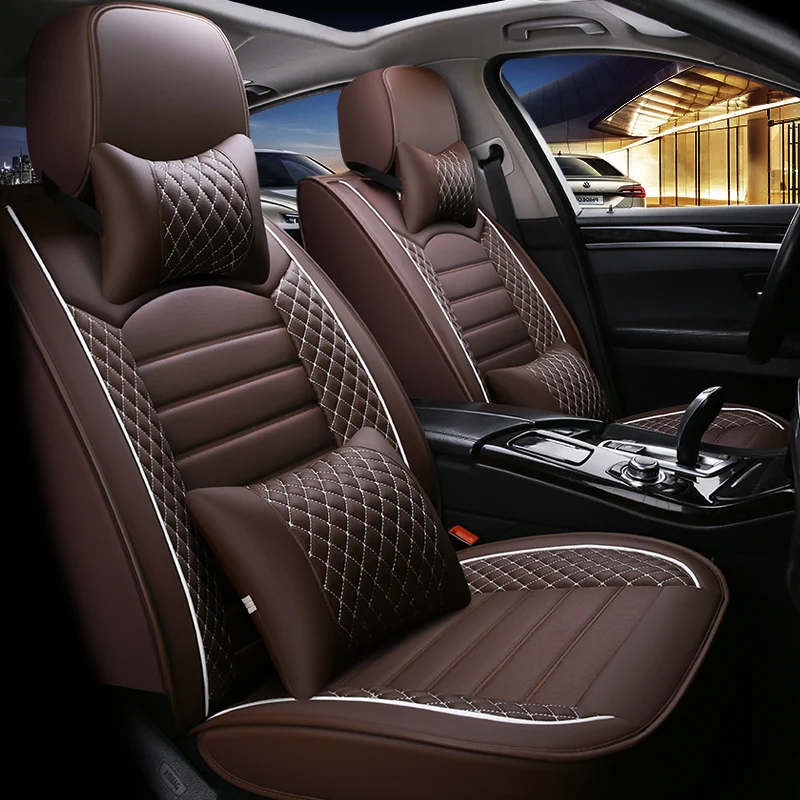Universal Black Fabric Car Seat Covers Full Set - Compatible With Skoda Octavia, Superb, Fabia 8 thumbnail image