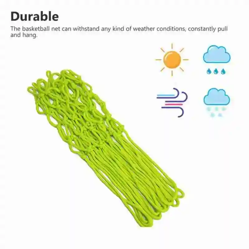 Description Picture 6 of itemLuminous Basketball Net Green Fluorescent Sports Net Basketball Net Self-luminous Adult Basketball Children's X9O8