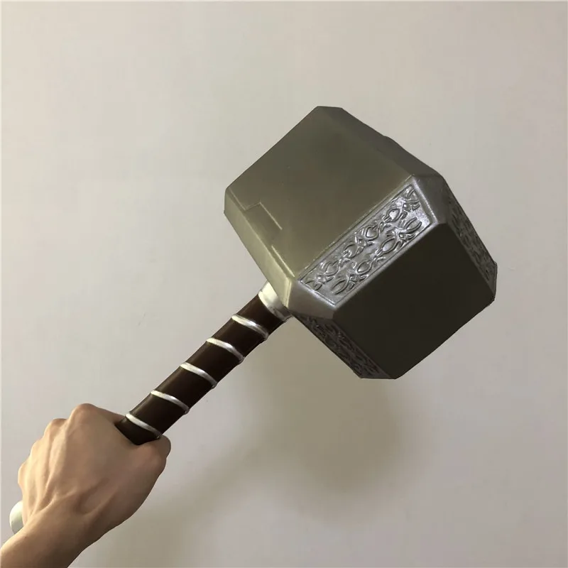 

Cosplay 1:1 Hammer 44cmThunder Hammer Weapons Model Figure Kids Gift Movie Role Playing Safety PU Material Super Hero