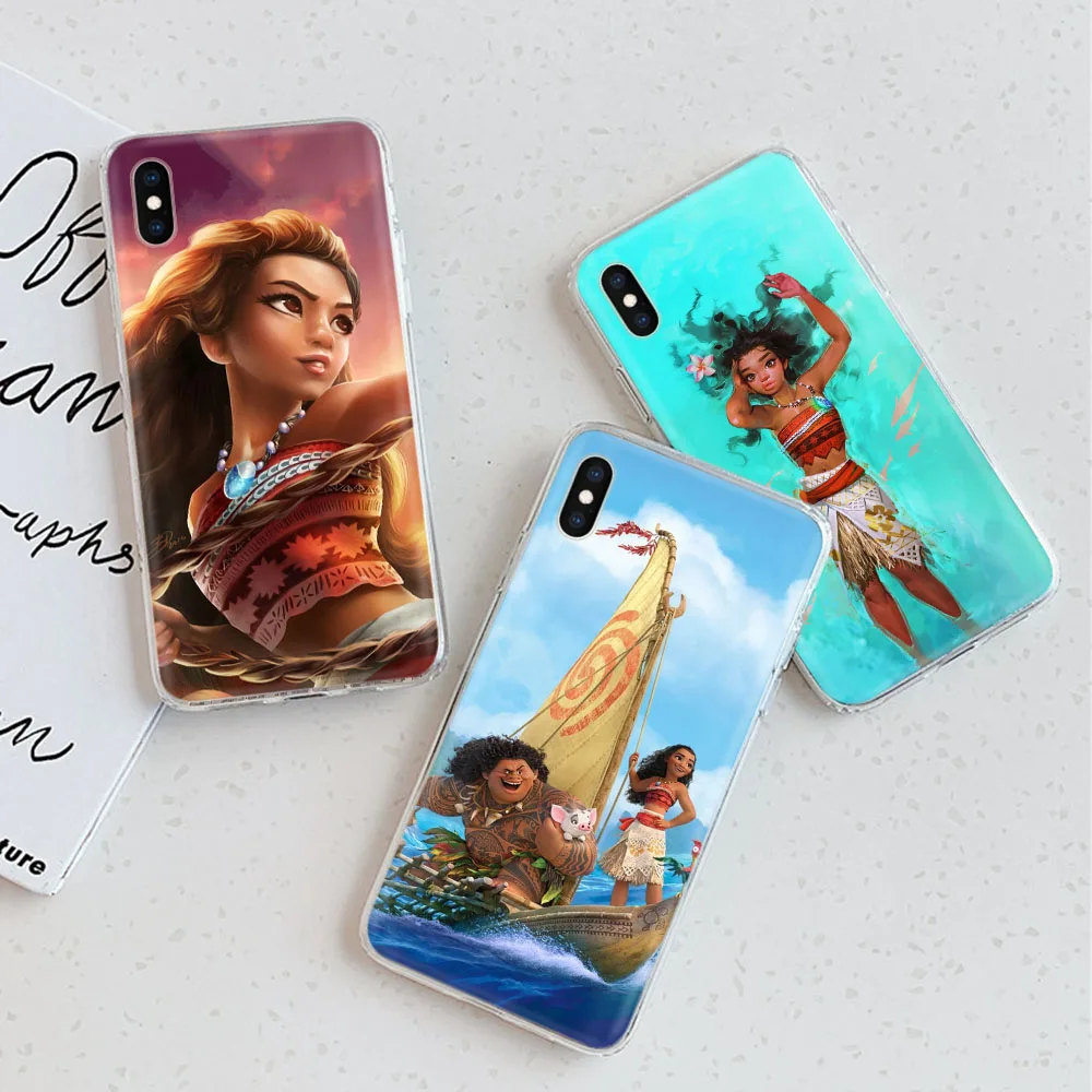 Custodia Per Telefono Trasparente Moana Per Motorola Moto G8 Power G7 Play G 5G Z2 Plus