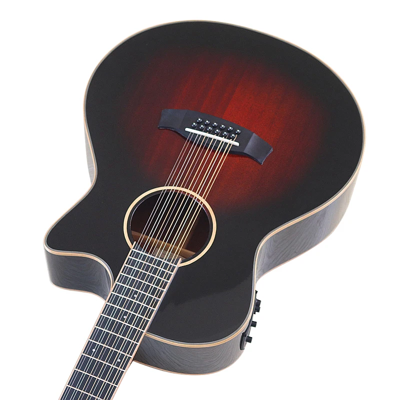 エレクトリックアコースティックフォークギター、カッタウェイデザイン