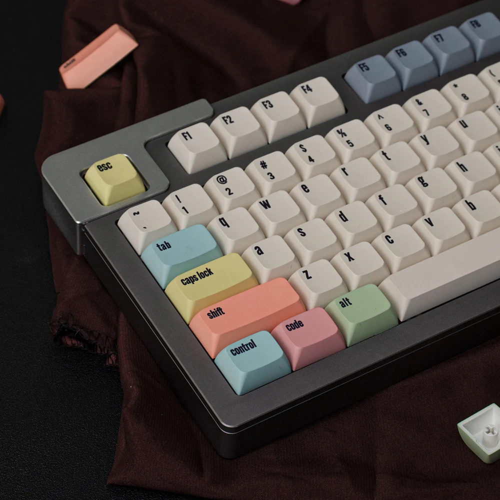 Gmk Canvas Xda Keycaps Personalidade Keycaps Teclado Mecânico Perfil Xda Pbt Dye-sub Inglês 61 64 84 Layout 133 Chaves