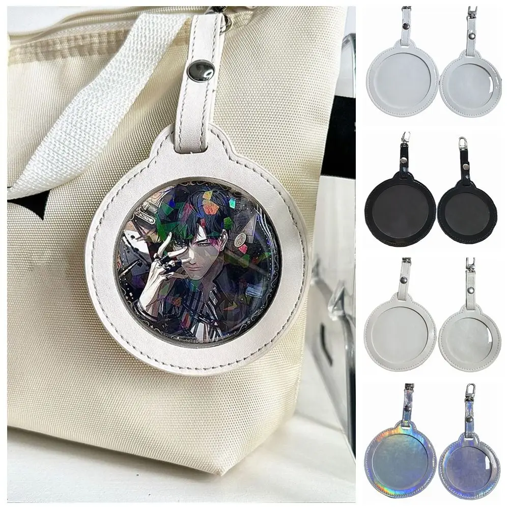 Multi-Color Badge Bag Gift Transparent Window Round Badge Protector Fans Supplies Waterproof Display Bag Anime Badge Case