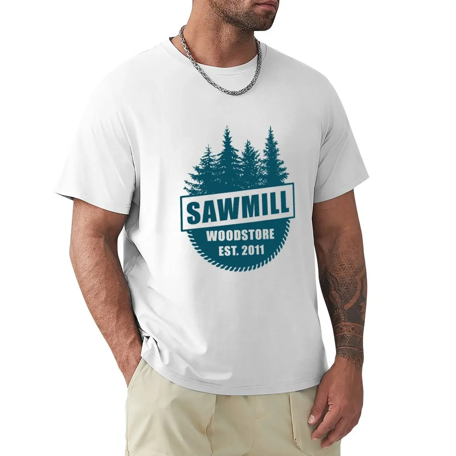 

Sawmill 003 T-Shirt for a boy Aesthetic clothing mens t shirt