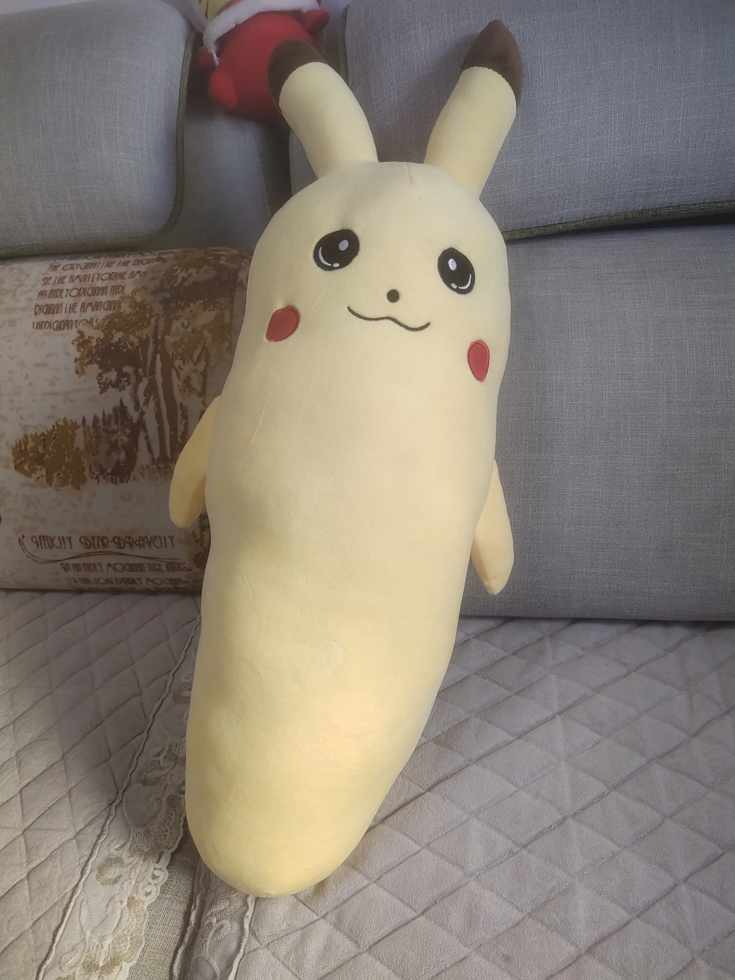 Pokemon Radish Pikachu Anime Plush Toy Sleeping Pillow 50Cm