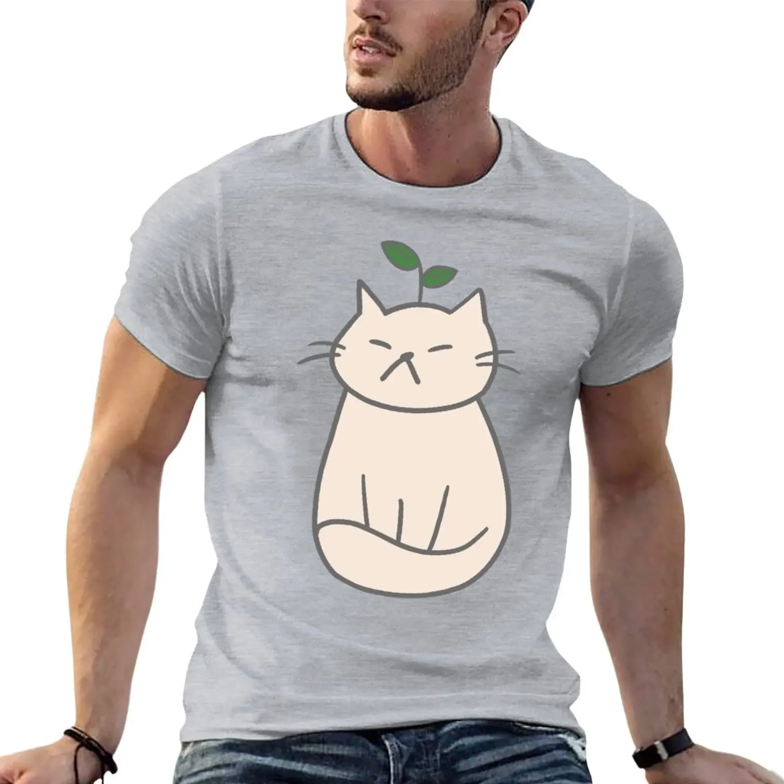 

Plant Cat T-Shirt customs blacks mens graphic t-shirts pack