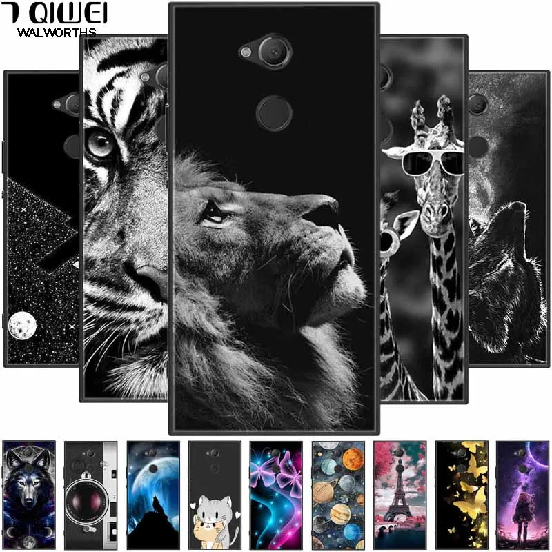 Soft Silicone Lion Tiger TPU Back Cover - Stylish Protective Case