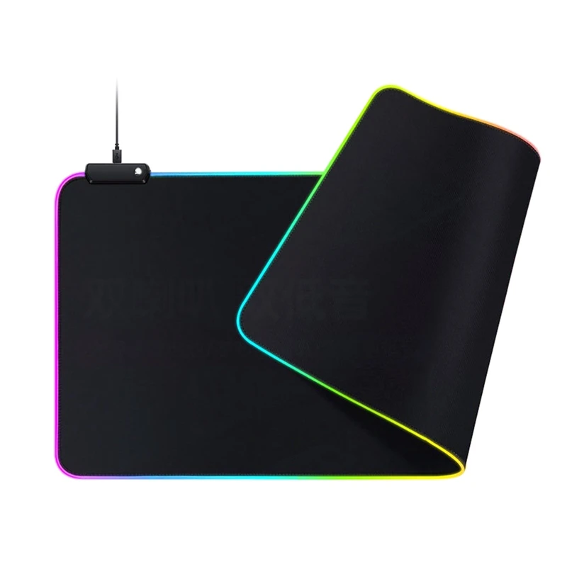 

Игровой коврик для мыши 31,5X11,8 в RGB, коврик для мыши, коврик для мыши с нескользящей резиновой основой, коврик для компьютерной клавиатуры и мыши