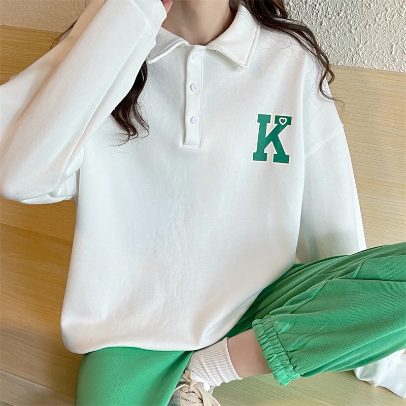 finas manga longa algodão oversized hoodie casual pullovers roupas femininas