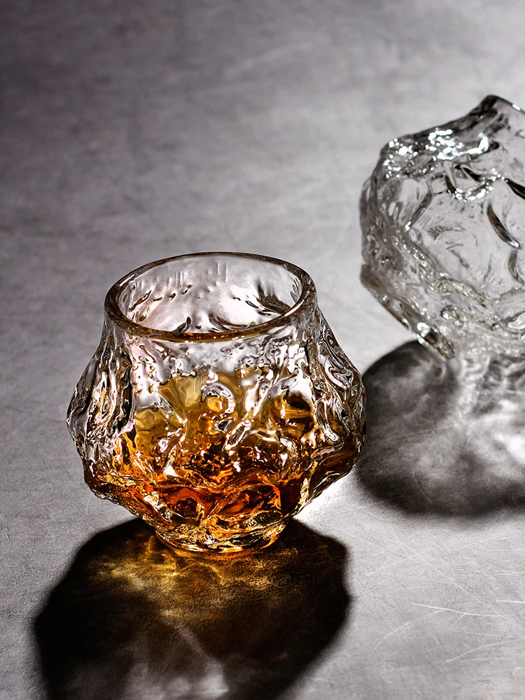 New European Style Light Luxury Wind Glass Planet Wandering Series-Meteorite Cup Wine Whiskey