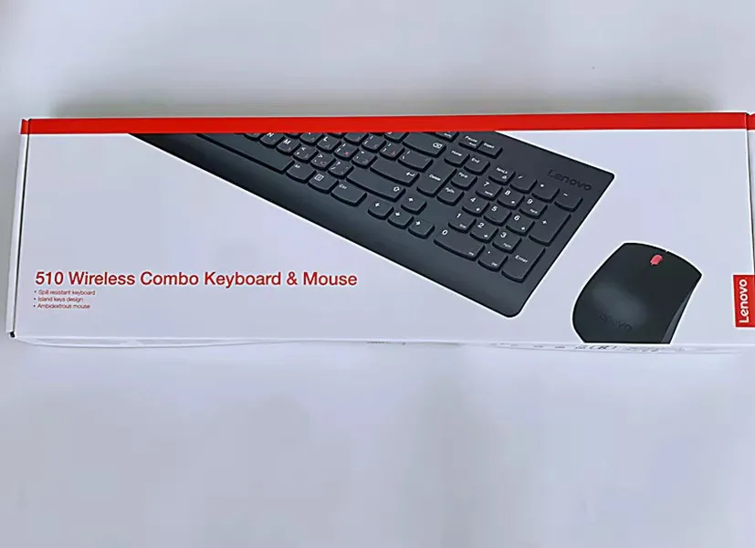 Original Lenovo 510 Wireless Keyboard and Mouse Set KBRFBU71