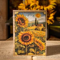 Yoofun 30Sheets  Collage Decor Material Paper Flower Painted Book Pages Vintage Plant Creative DIY Junk Journal Scrapbooking diy 2