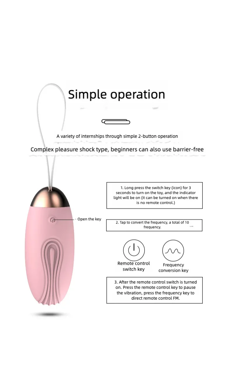 Sex Toys Wireless Remote Control Vibrator 10 Speed Bullet Eggs Clitoris Stimulator Kegel Ball Masturbators For Women