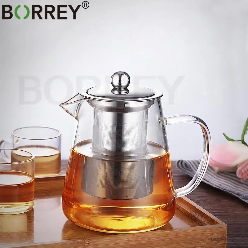 Glass Teapot With Removable Infuser