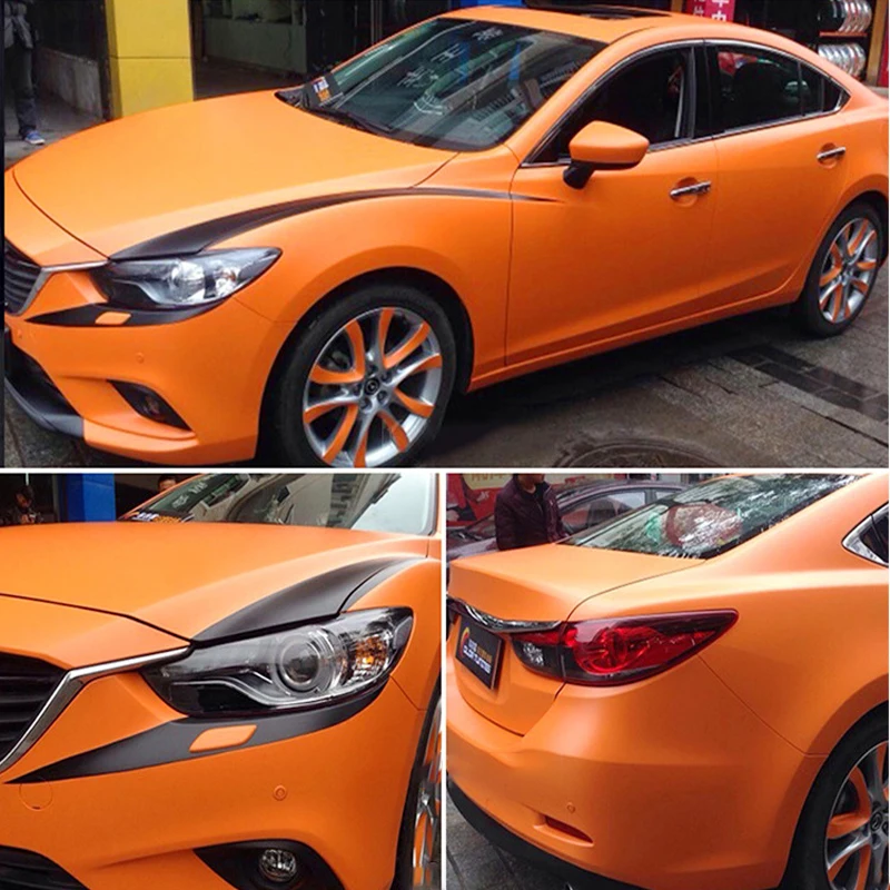 Car Stickers Satin Matt Brushed Black Foil auto Matte Vinyl Car Wraps Film Vehicle Sticker Decal 10x100cm 30x100cm