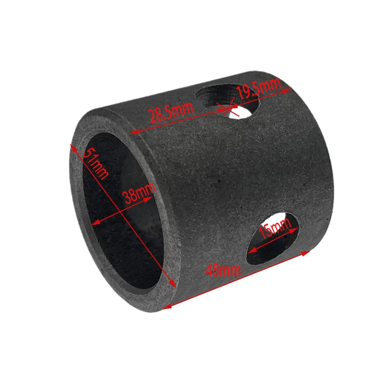 CVP Trailer Jack Replacement Parts Weld-on Mounting Pipe Swivel RV Parts Camper Accessories Caravan Components