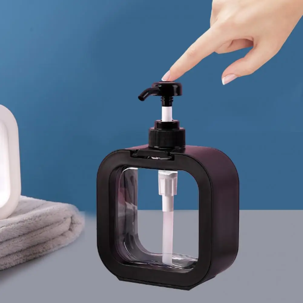 Wide-mouth Liquid Dispenser Transparent Hand Wash Dispenser Leak-proof Transparent Soap for Bathroom Kitchen Sink