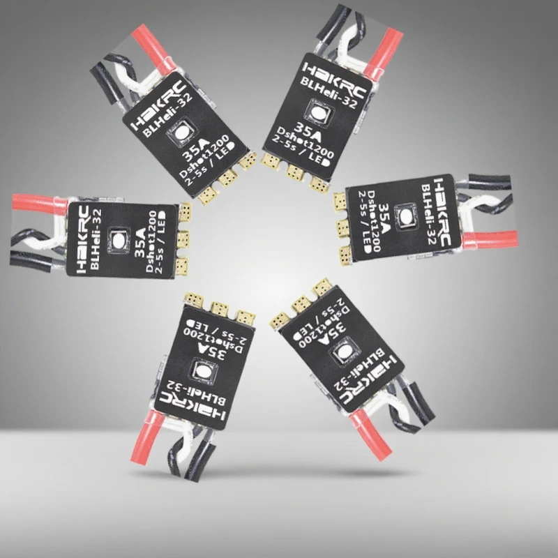 ตัวเลือกสินค้า ESC ควบคุมโดรน 35A DShot1200 พร้อมไฟ LED สำหรับแข่ง RC