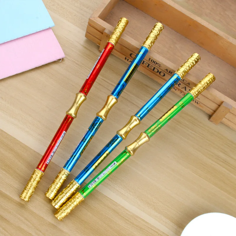 Monkey King Gold Hoop Pen Spinning 1pcs Penspinning Funny Rotring Pennen Nunchaku Style School Gift Stationery Papelaria