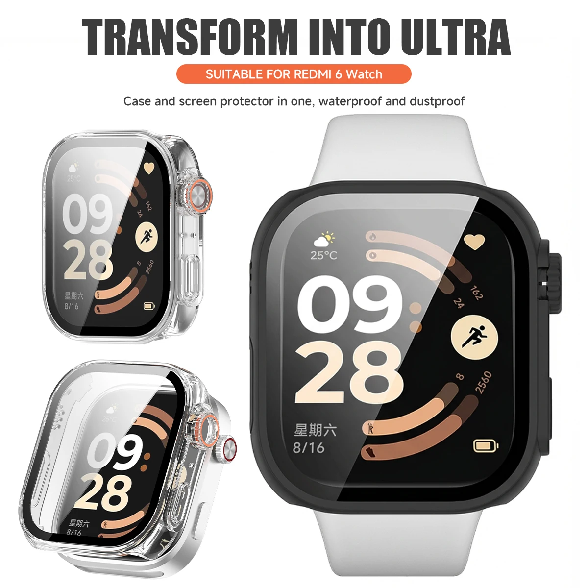 Premium Glass+PU Protective Case - Anti-Scratch Hard Cover