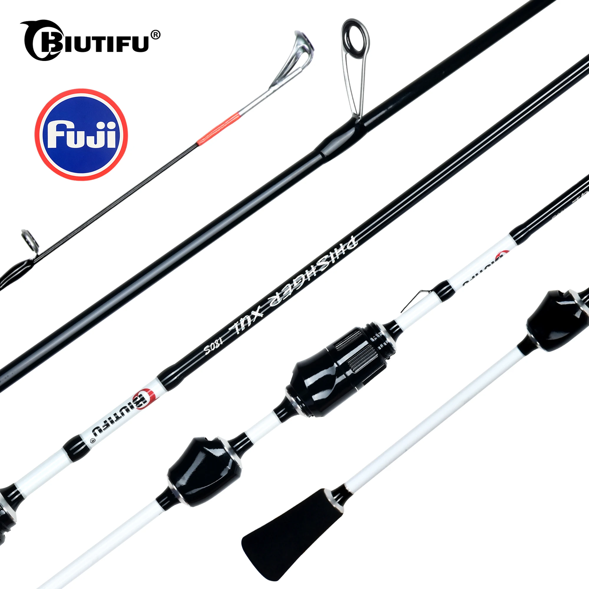 BIUTIFU Ultralight Trout Lure Rod 1.8–1.92m T800 Carbon 1