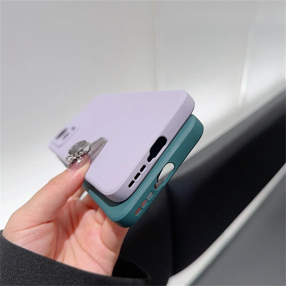 Portable Luxury Liquid Silicone Phone Case - Premium Back Cover