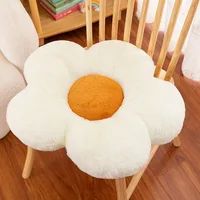 35cm/50cm Sunflower Cushion Soft Warm Sofa Bed Sleeping Back Colorful Flowers Plush Pillow Home Decor Floor Winter Thick Mat 1