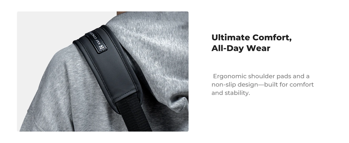 5F Concept Zipper Buckle Sling Travel Photography Shoulder Bag For Sony DSLR SLR Camera Accessories Tripod Holder_voghion.com