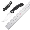 Sitivien ST119 Folding Knife D2 Steel Blade G10 Handle Pocket Knife EDC Tool Knives for Outdoor Camping Hiking 2