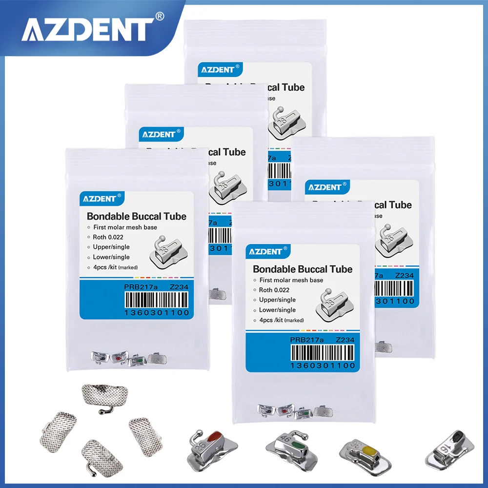 Dental Orthodontic Buccal Tube Roth.022 2nd Molar Bondable Non-Conv Monoblock eB Dental Orthodontic Buccal Tube Roth.022 2nd Molar Bondable Non-Conv Monoblock eB