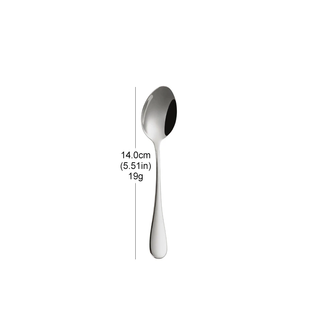 GRÄWE Set di 6 cucchiaini da caffè in acciaio inox, lucidati a mano, lavabili in lavastoviglie, colorati – Serie Königstein